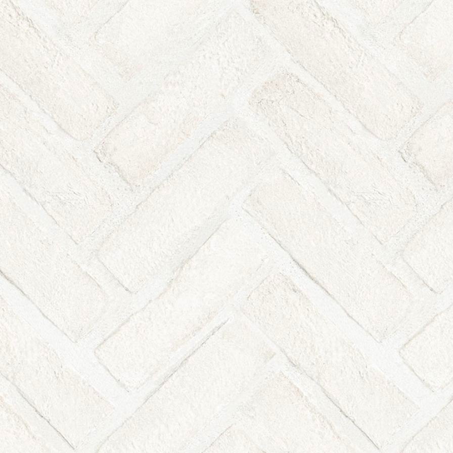 Chalk White Herringbone Clay Brick clay brick