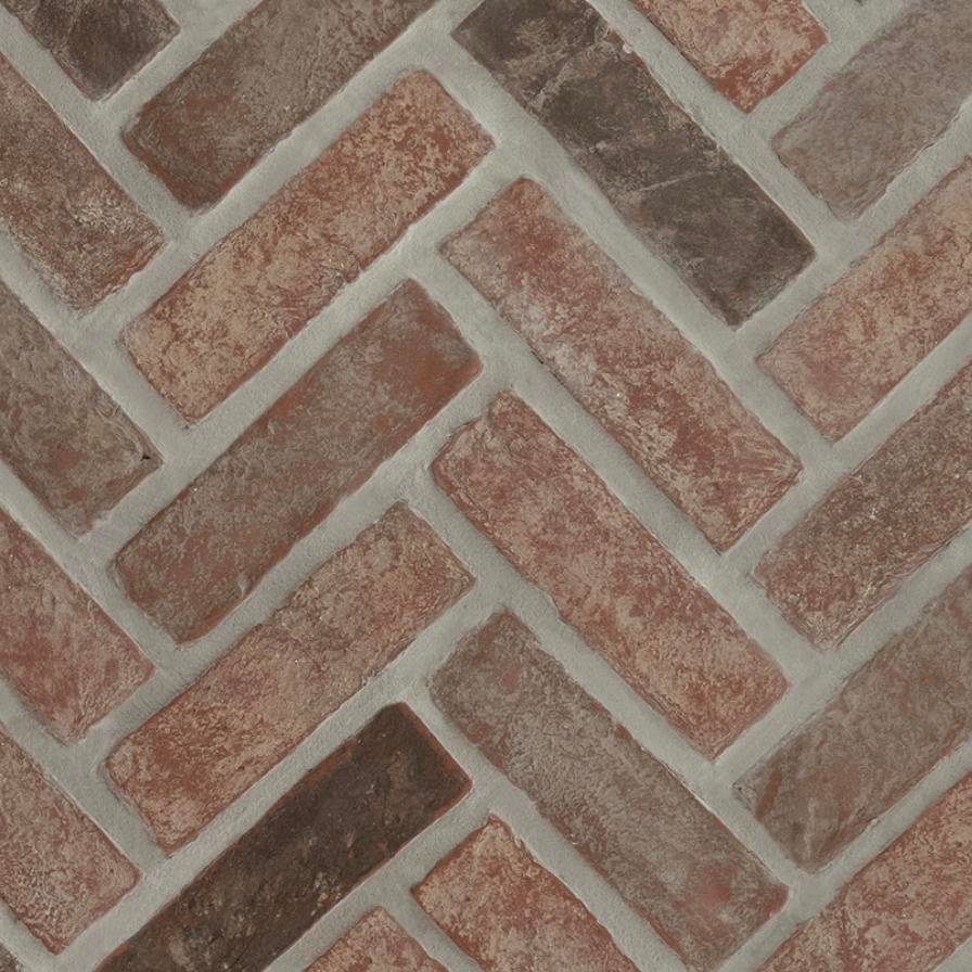 Heritage Red Herringbone Clay Brick clay brick