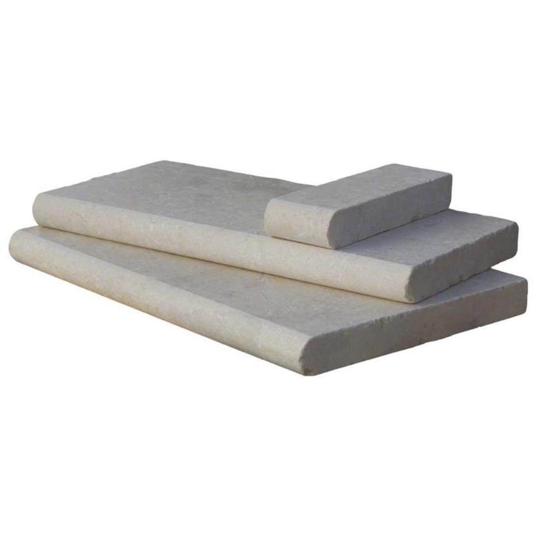 Seashell Beige Marble pool coping