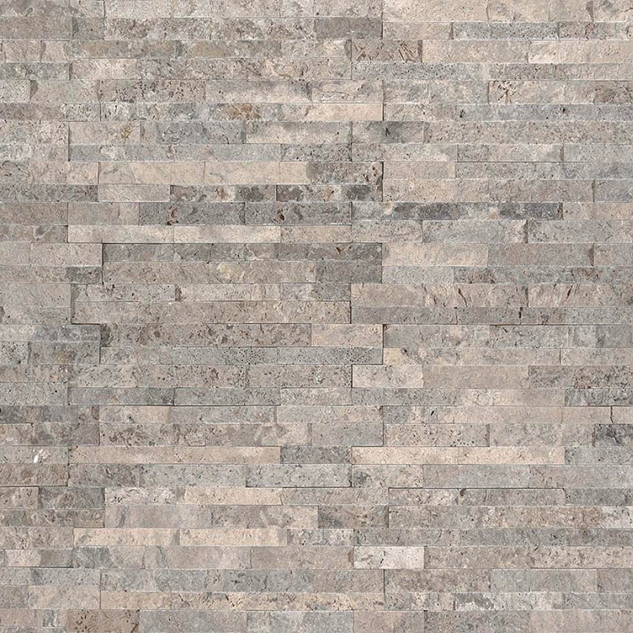 Silver Mist Travertine Mini Stacked Stone mini stacked stone